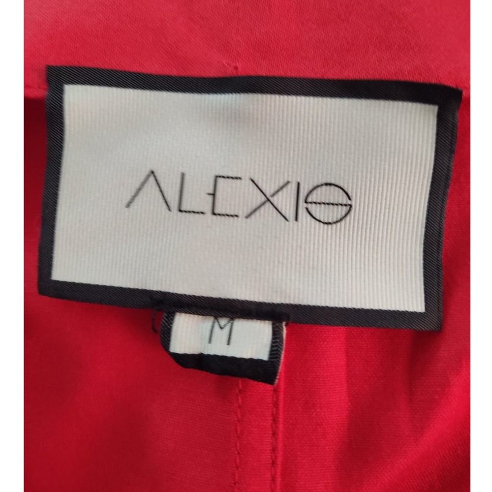 Alexis Kelsi cocktail party red mini dress bows bouffant girly feminine ties - Picture 4 of 10